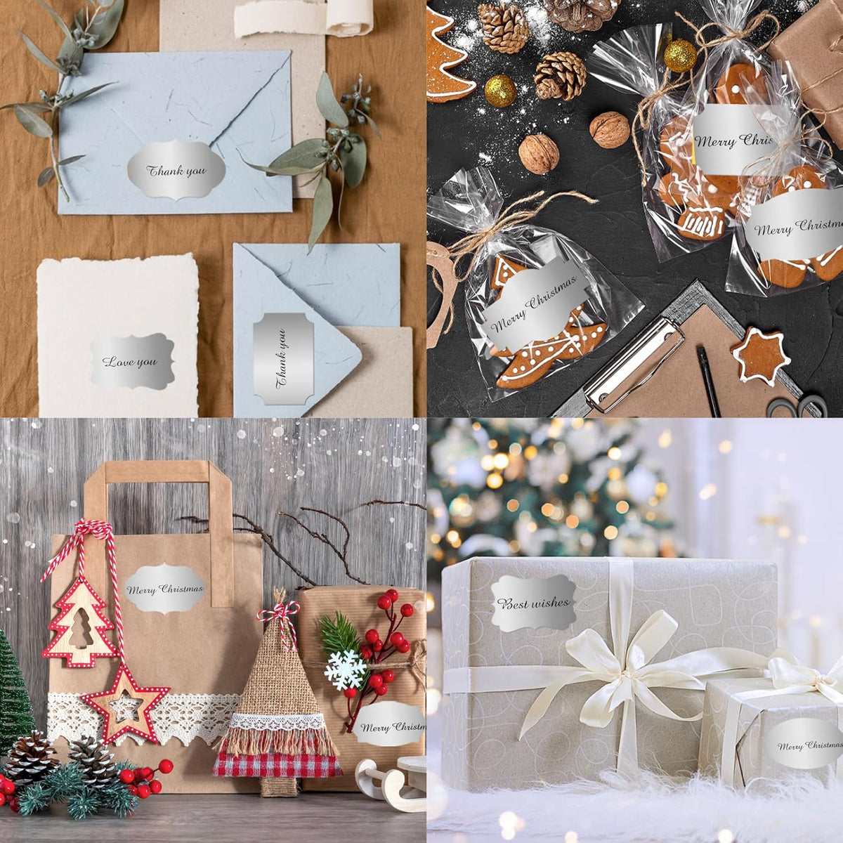 350 PCS Gift Tags Stickers, 2" x 1.2" Fancy Shape Stickers, Self-Adhesive, Handmade Bottle