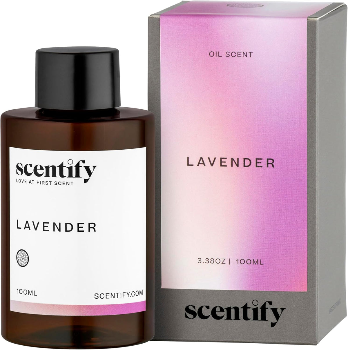 Scentify Lavender Musk Aroma Oil Refill Scent for Oil Diffusers - Bergamot, Vanilla, Cedarwood
