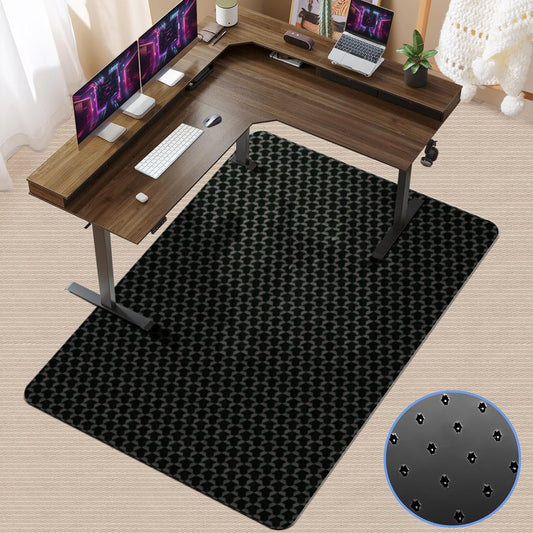 Vicwe Office Chair Mat for Carpet, 63" x 51"Anti-Slip Waterproof Floor Protector Desk Chair Mat for