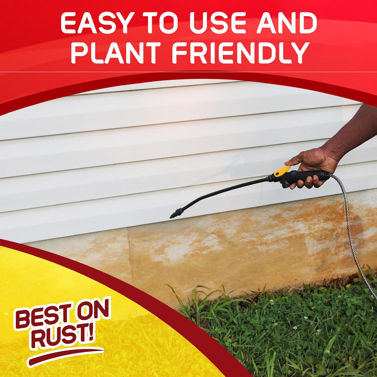 Iron OUT Liquid Rust Stain Remover, Pre-mixed, Quickly Removes Rust Stains from Concrete, Vinyl and