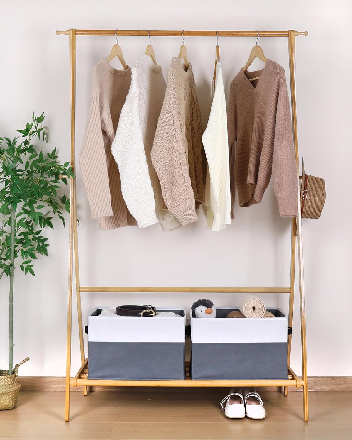 WUIKE Fabric Storage Bins, Extra Large Baskets for Organizing, Storage Bins for Shelves with