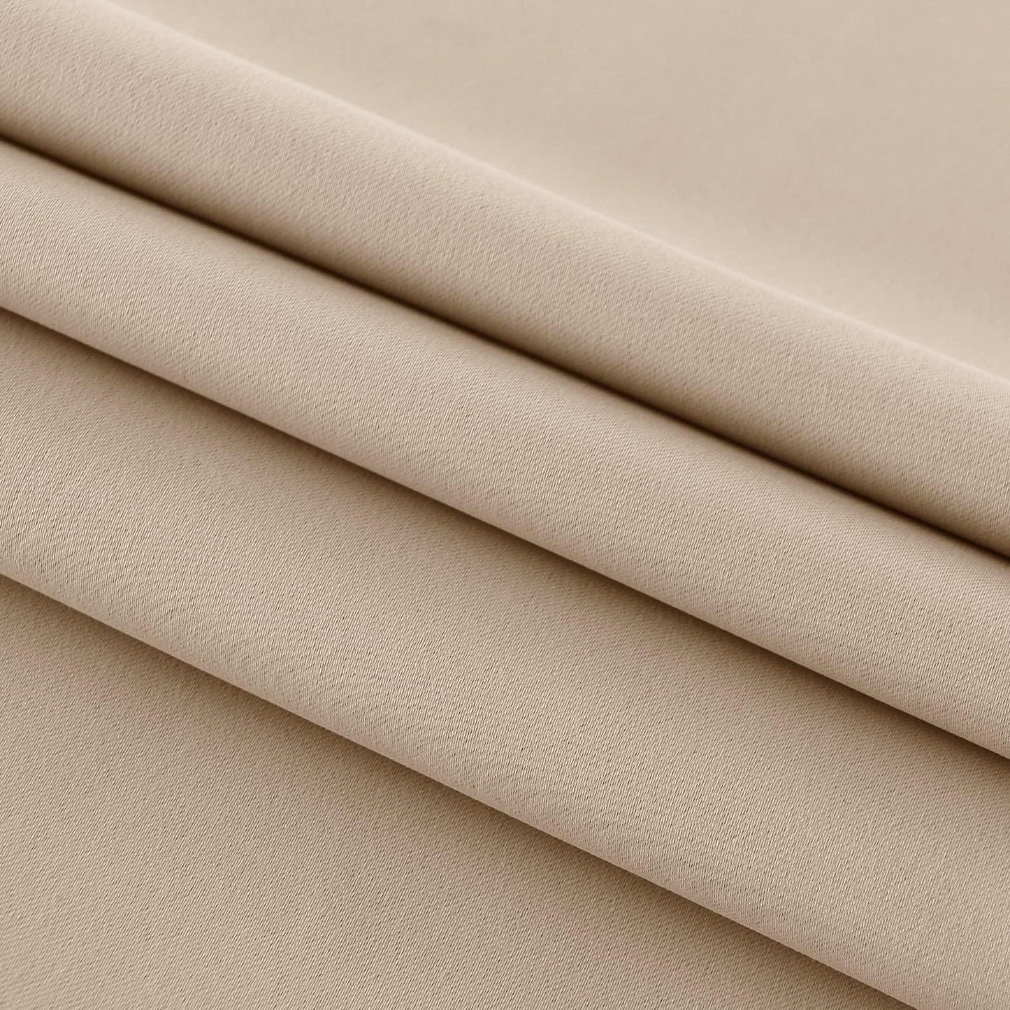 DWCN French Door Curtains – Rod Pocket Thermal Blackout Curtain for Doors with Glass Window