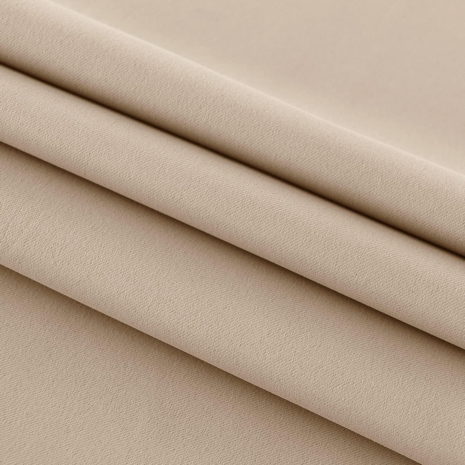 DWCN French Door Curtains – Rod Pocket Thermal Blackout Curtain for Doors with Glass Window