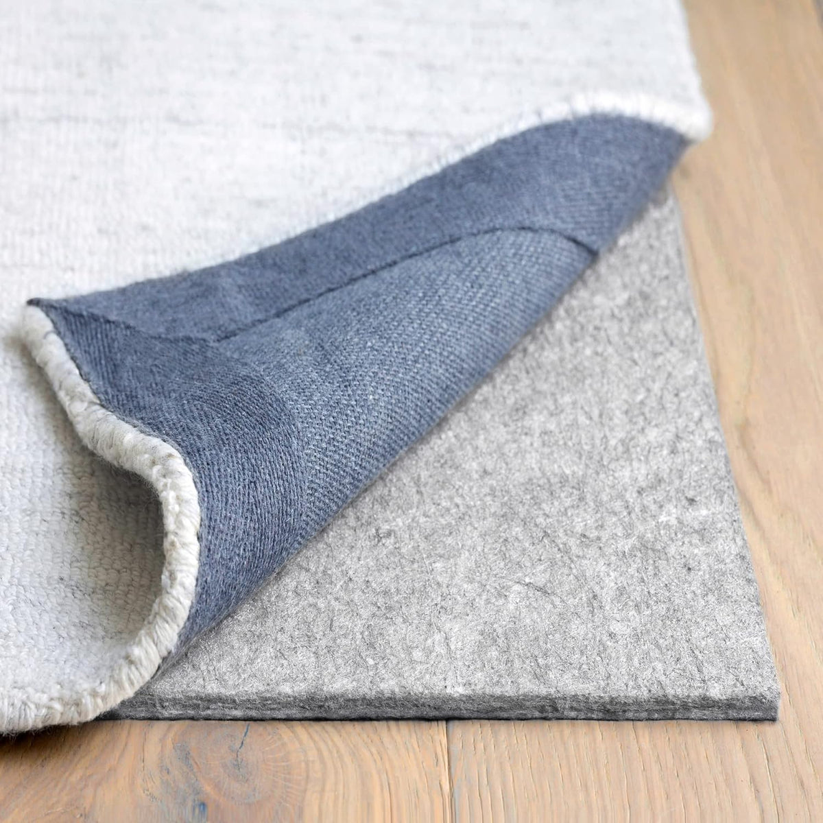 RUGPADUSA - Dual Surface - 8'10" x 11'10" - 3/8" Thick - Felt + Rubber - Enhanced Non-Slip Rug Pad