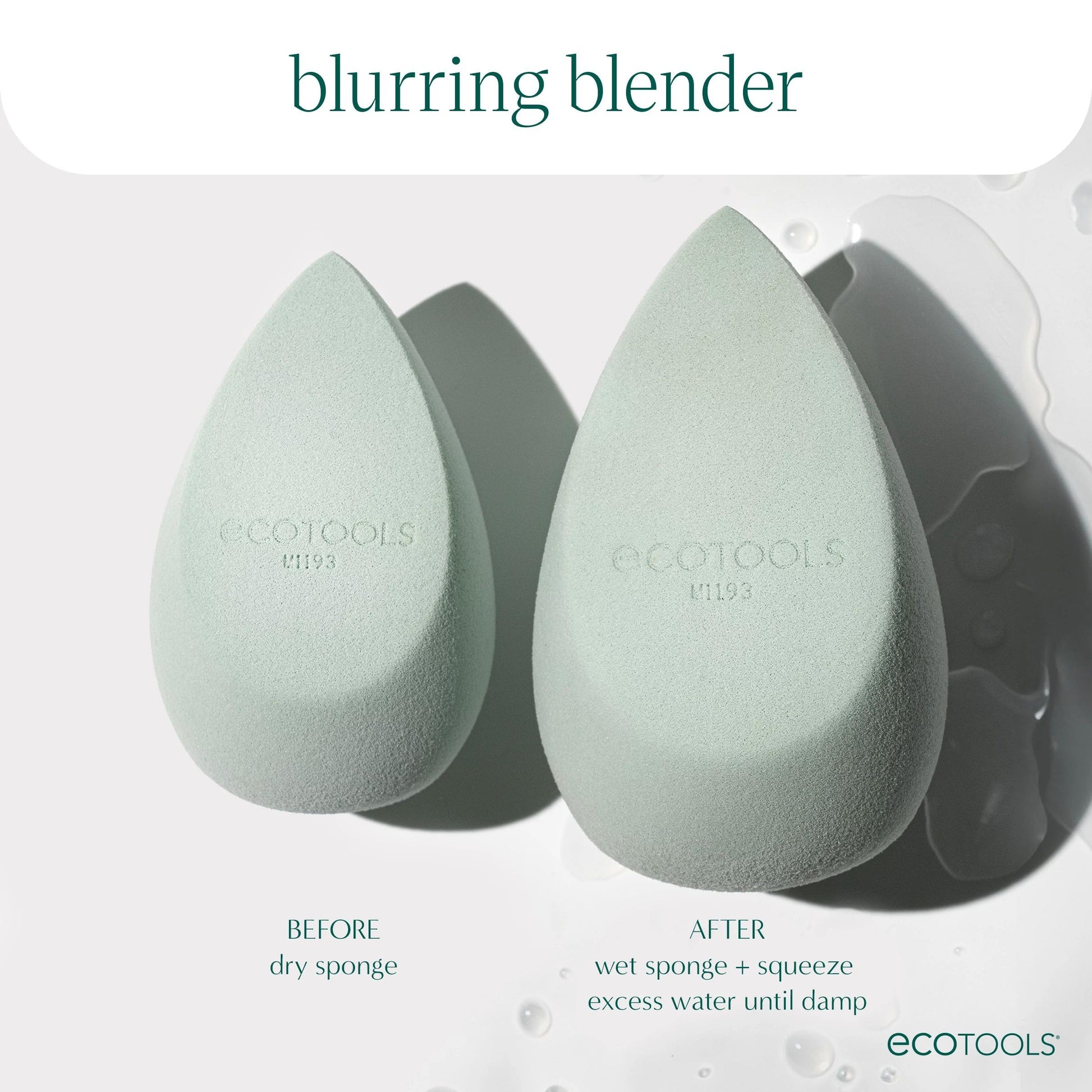 EcoTools Blurring Blender Makeup Sponge Duo, Makeup Blender Sponge