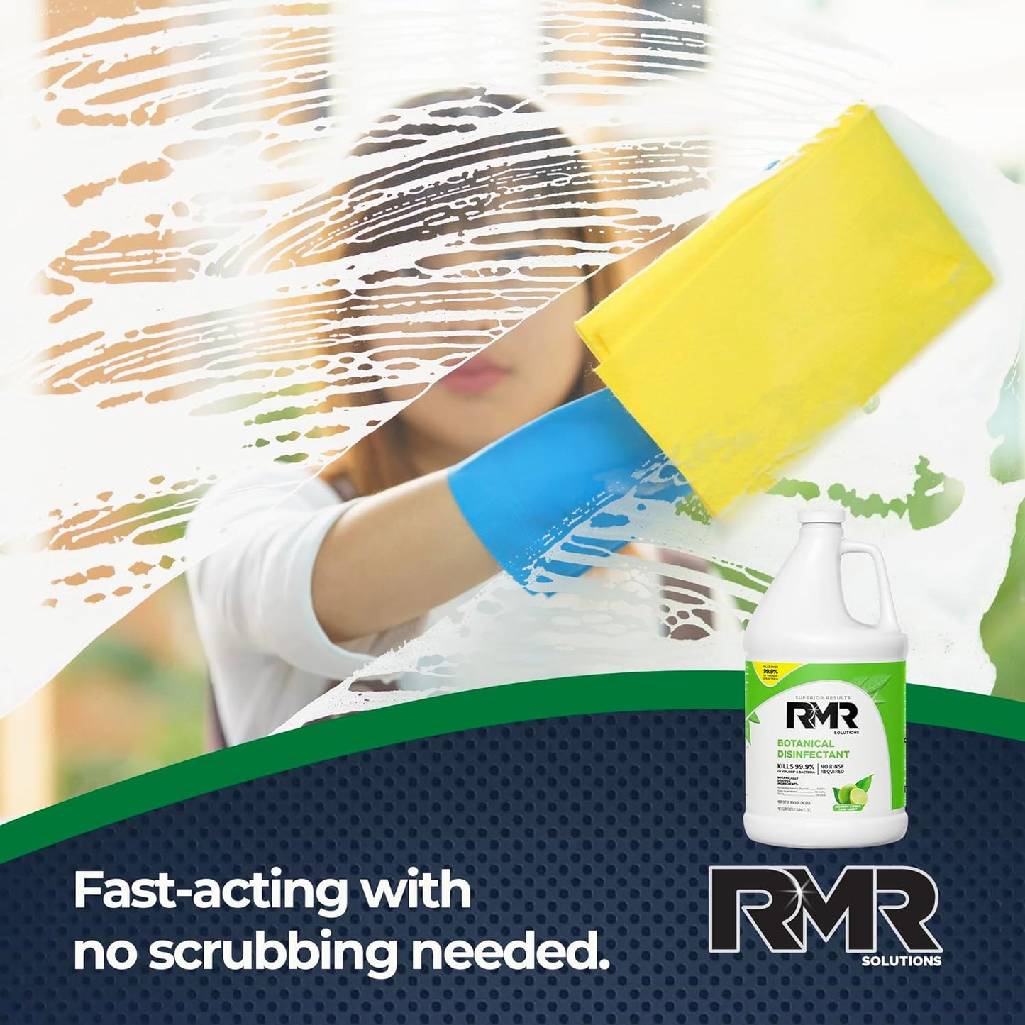 RMR Brands Botanical Disinfectant and Cleaner, Kills 99% of Household Bacteria and Viruses, EPA
