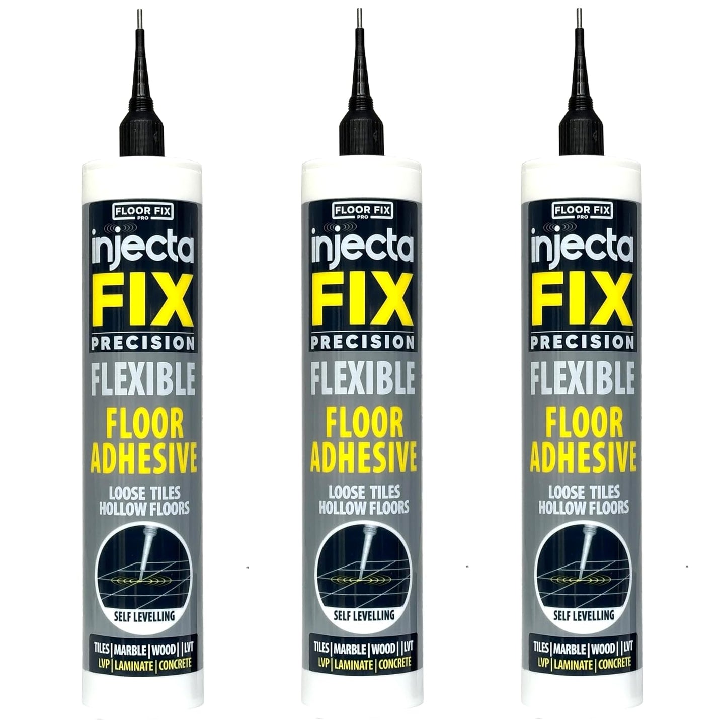 Precision 300ml from Floor-Fix Pro - Fix Loose Tiles - for Loose & Hollow Tiles, Wood, LVT &