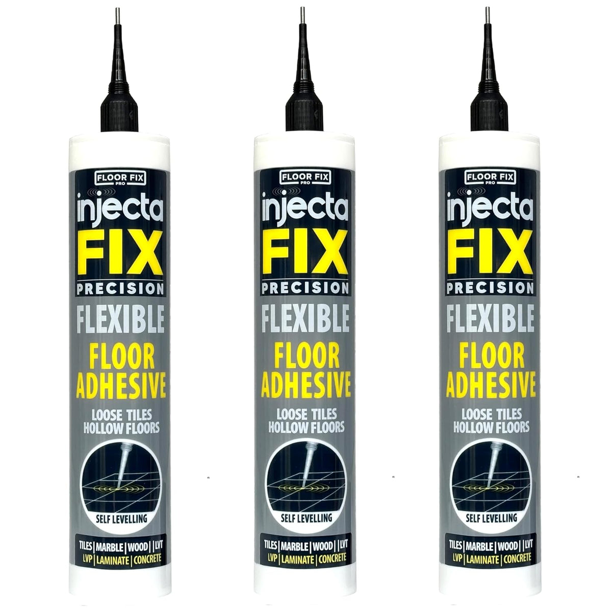 Precision 300ml from Floor-Fix Pro - Fix Loose Tiles - for Loose & Hollow Tiles, Wood, LVT &