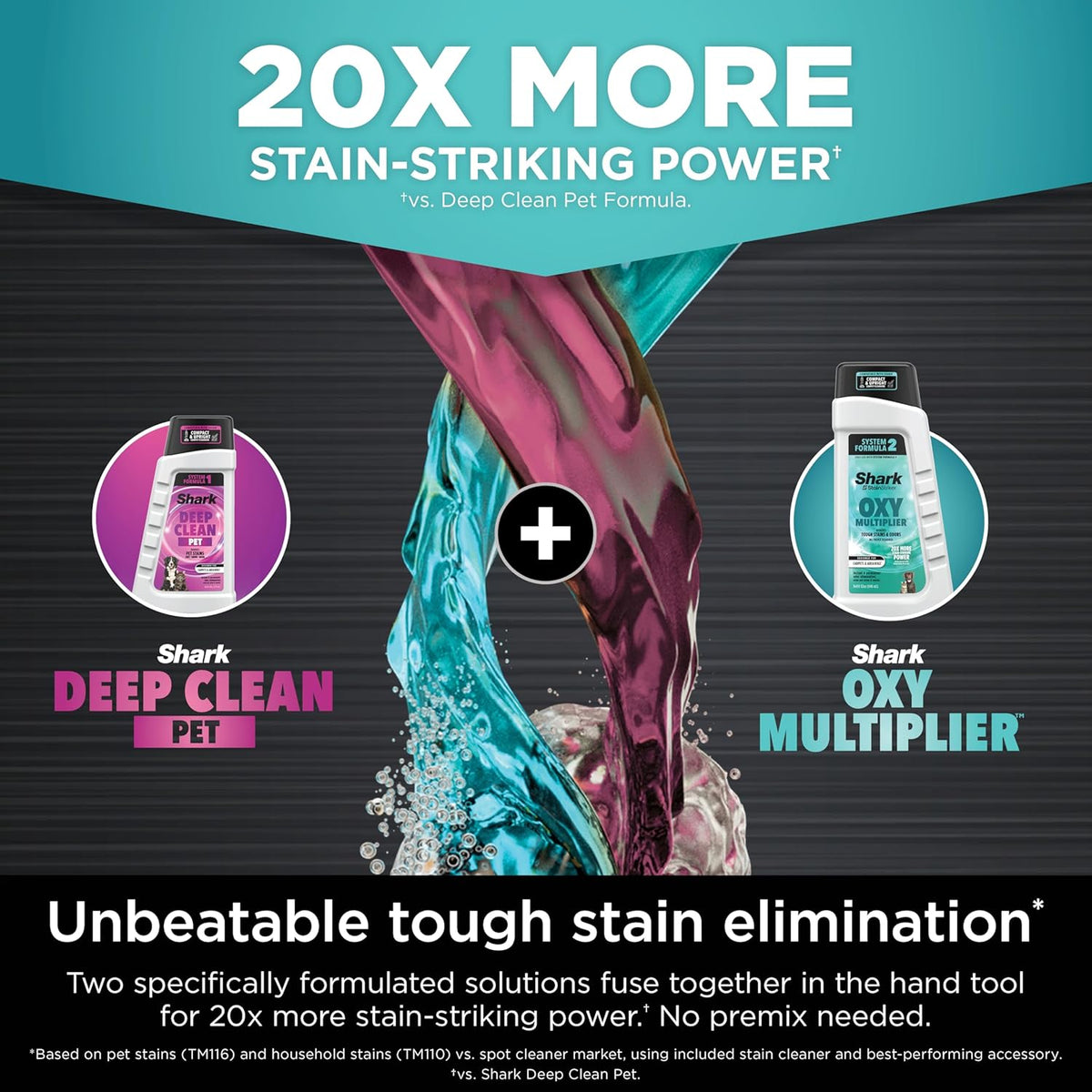 Shark StainStriker HairPro Portable Carpet, Upholstery & Area Rug Cleaner with Pet Mess & Hair