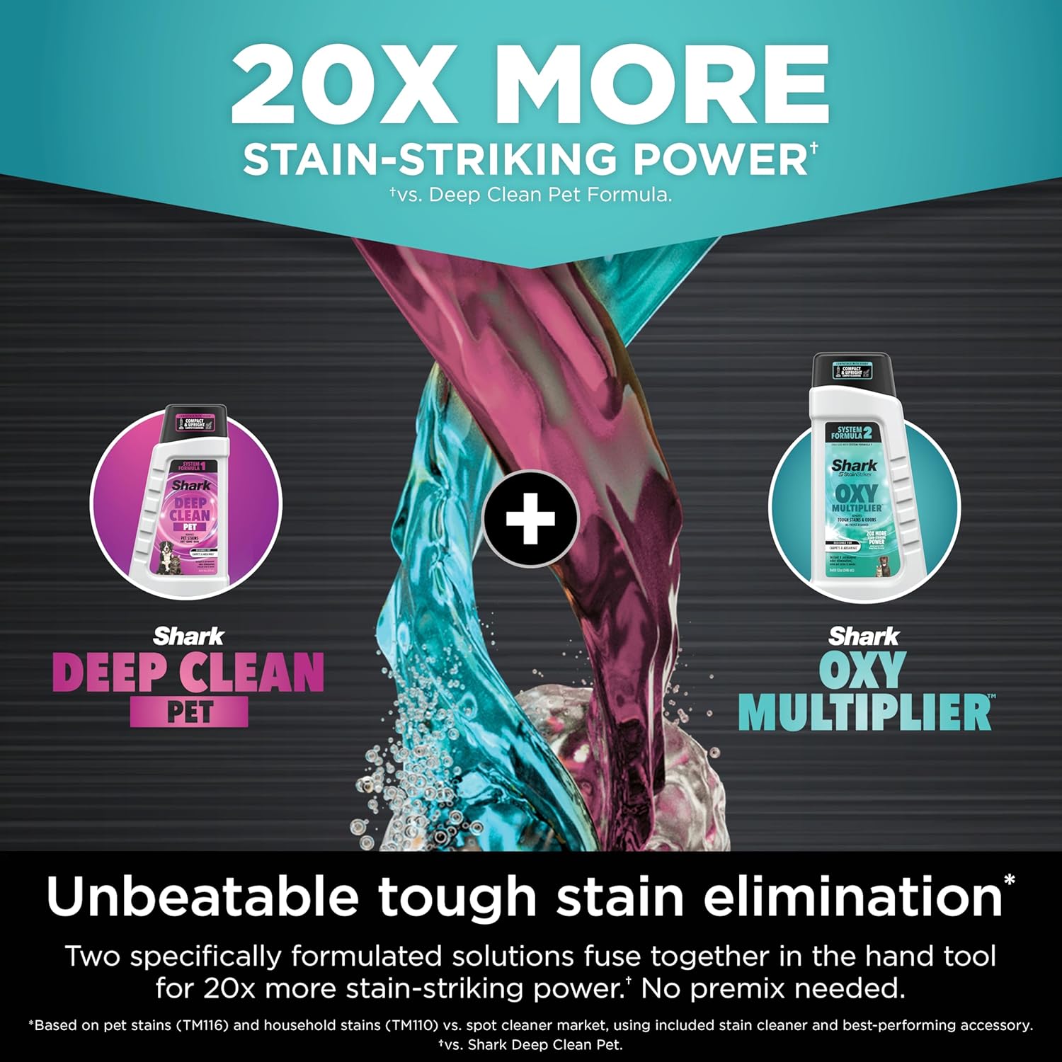 Shark StainStriker HairPro Portable Carpet, Upholstery & Area Rug Cleaner with Pet Mess & Hair