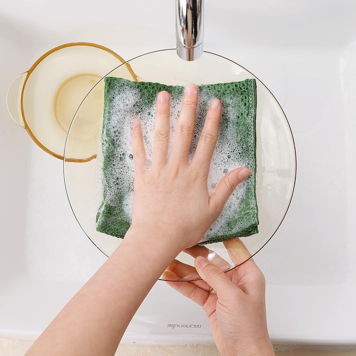 Homaxy 100% Cotton Waffle Weave Kitchen Dish Cloths, Ultra Soft Absorbent Quick Drying Dish Towels