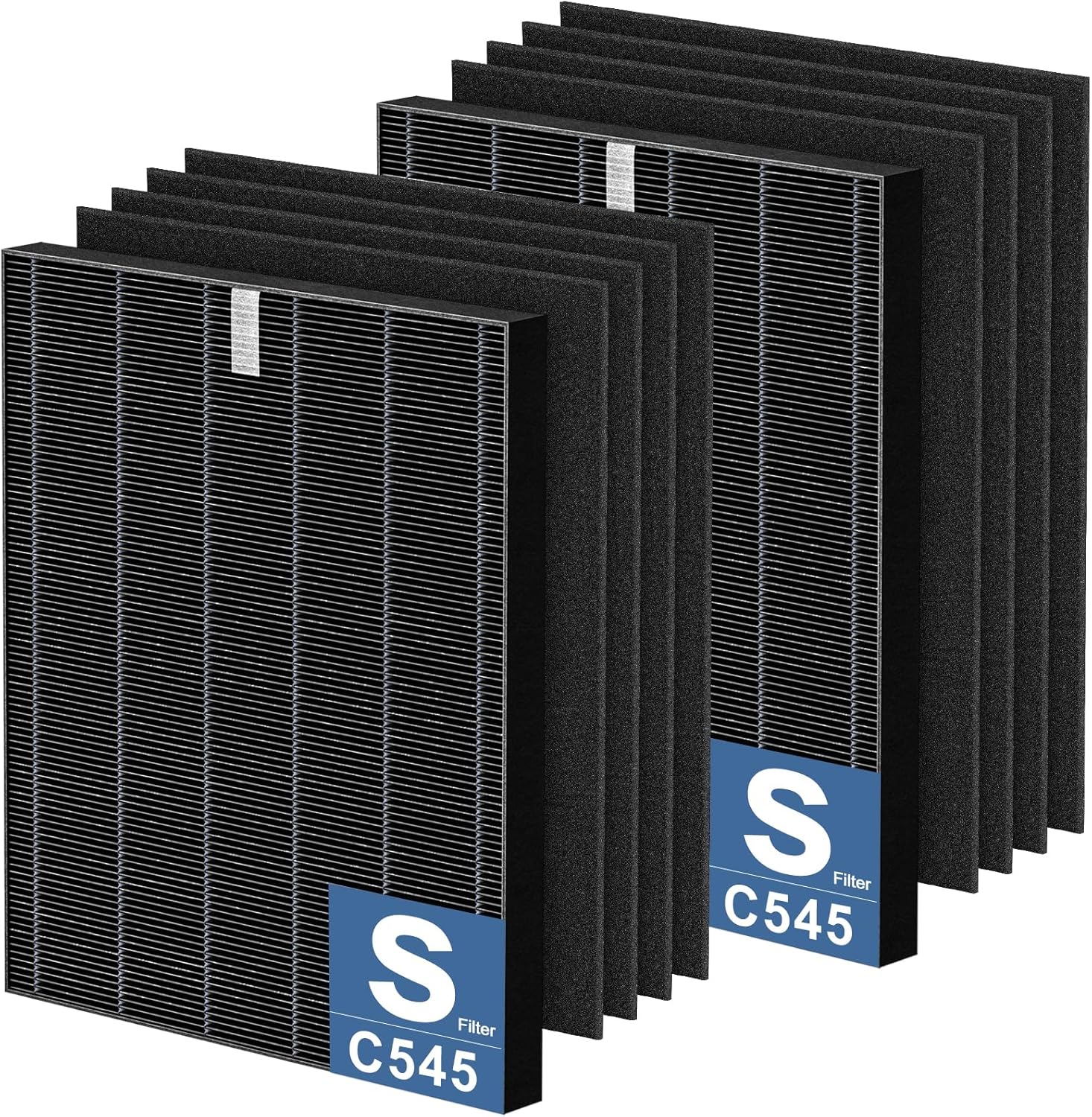 2 Pack C545 HEPA Smoke Replacement Filter S Compatible with Winix C545 Air Purifier, Replaces Part