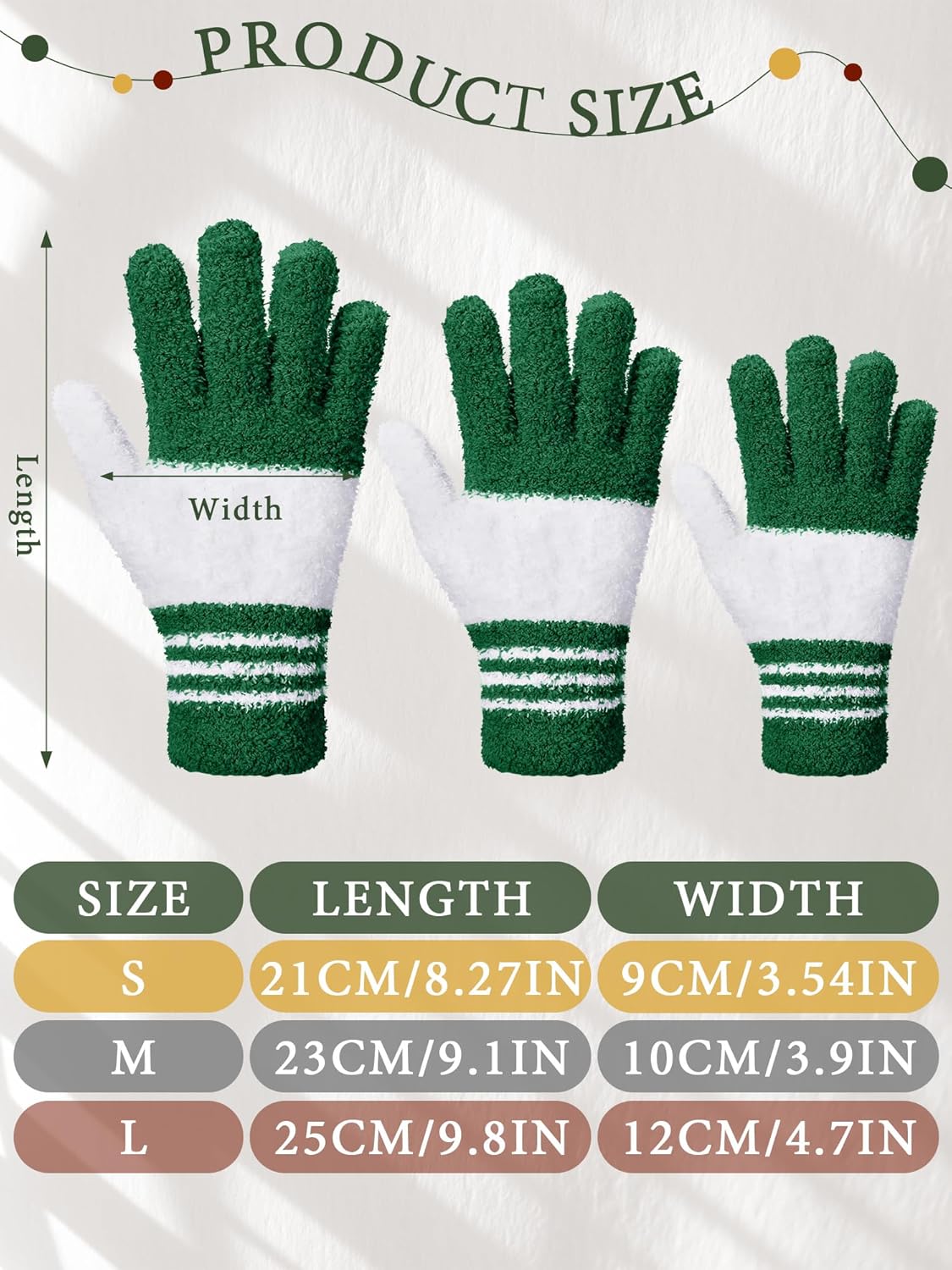 Patelai 3 Pairs Microfiber Plant Dusting Gloves Leaf Cleaning Gloves for Indoor Plants, Blinds