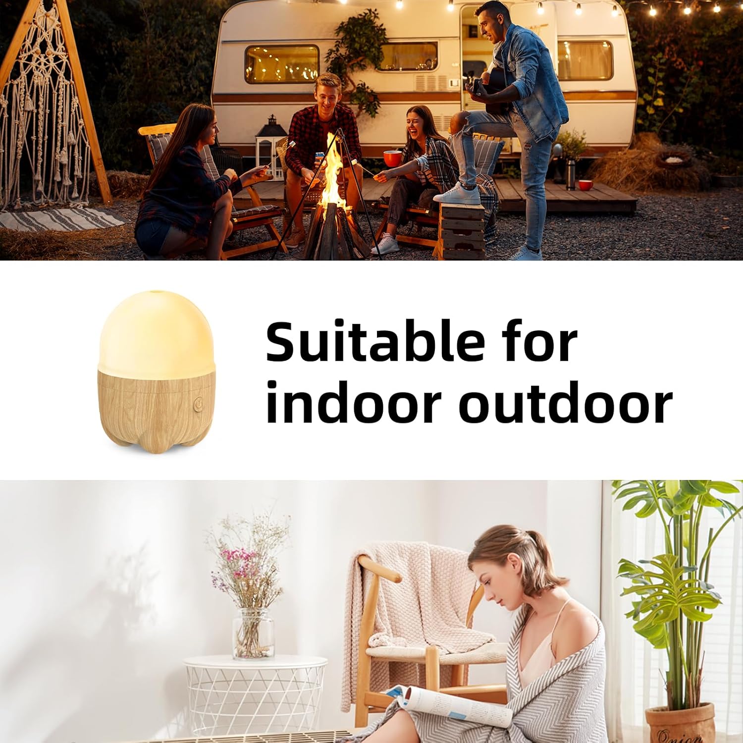 150ML Rechargeable Battery Essential Oil Diffuser, Portable Cordless Aromatherapy Diffuser with 7