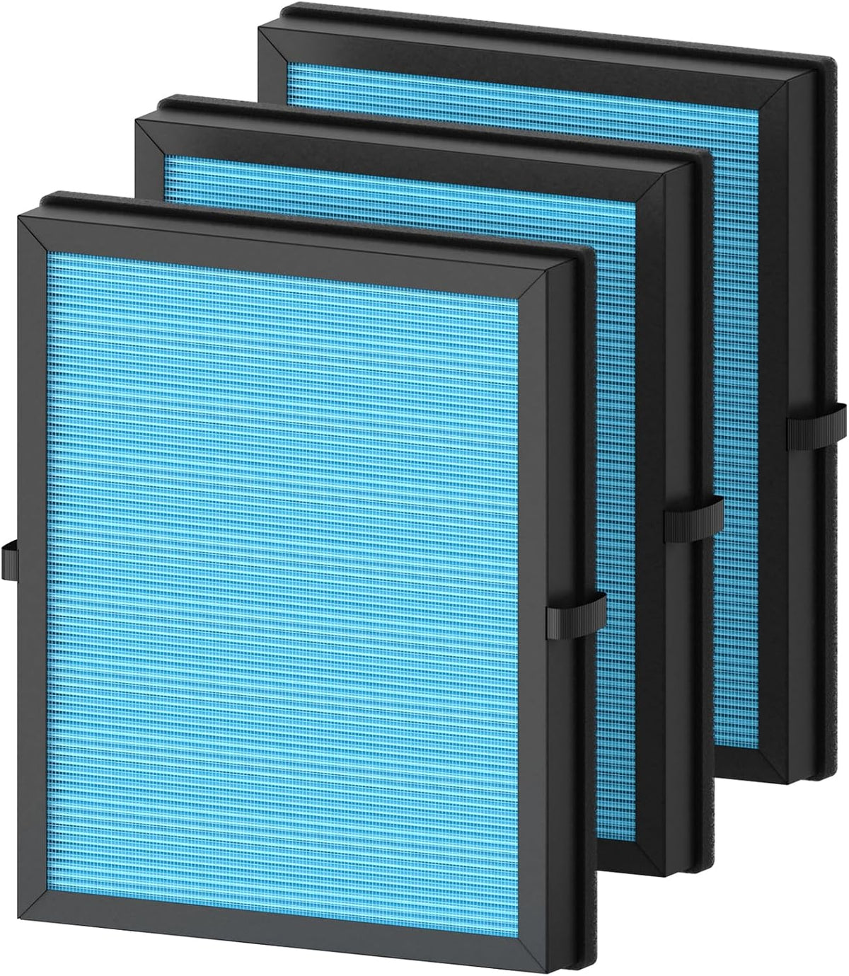 3-Pack MK04 Replacement Filter for Aroeve MK04/MG04JH Air Purifier - 4-in-1 H13 True HEPA Filter