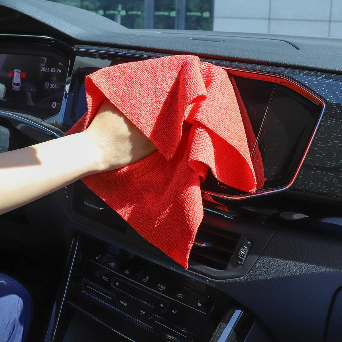 Tricol Clean Profesional Resuable Lint Free Microfiber Edgeless Cleaning Cloth 50PK Cleaning