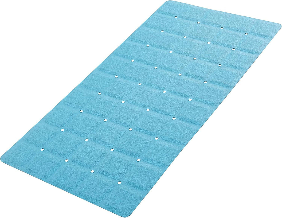 Foldable Silicone Bathtub Mat: Jumbo Size Heavy Duty Safety Bath Mat for Tub Without Suction Cups