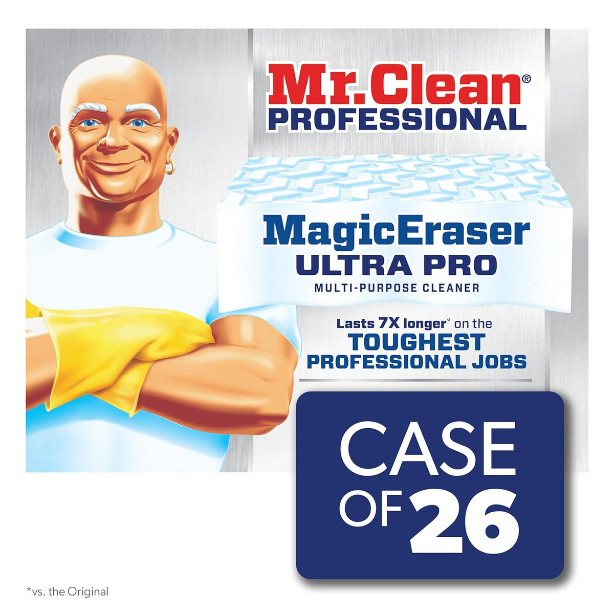 P&G Professional Mr. Clean Magic Eraser, Multi-Purpose Cleaner, 26 Count, Cleaning Sponge