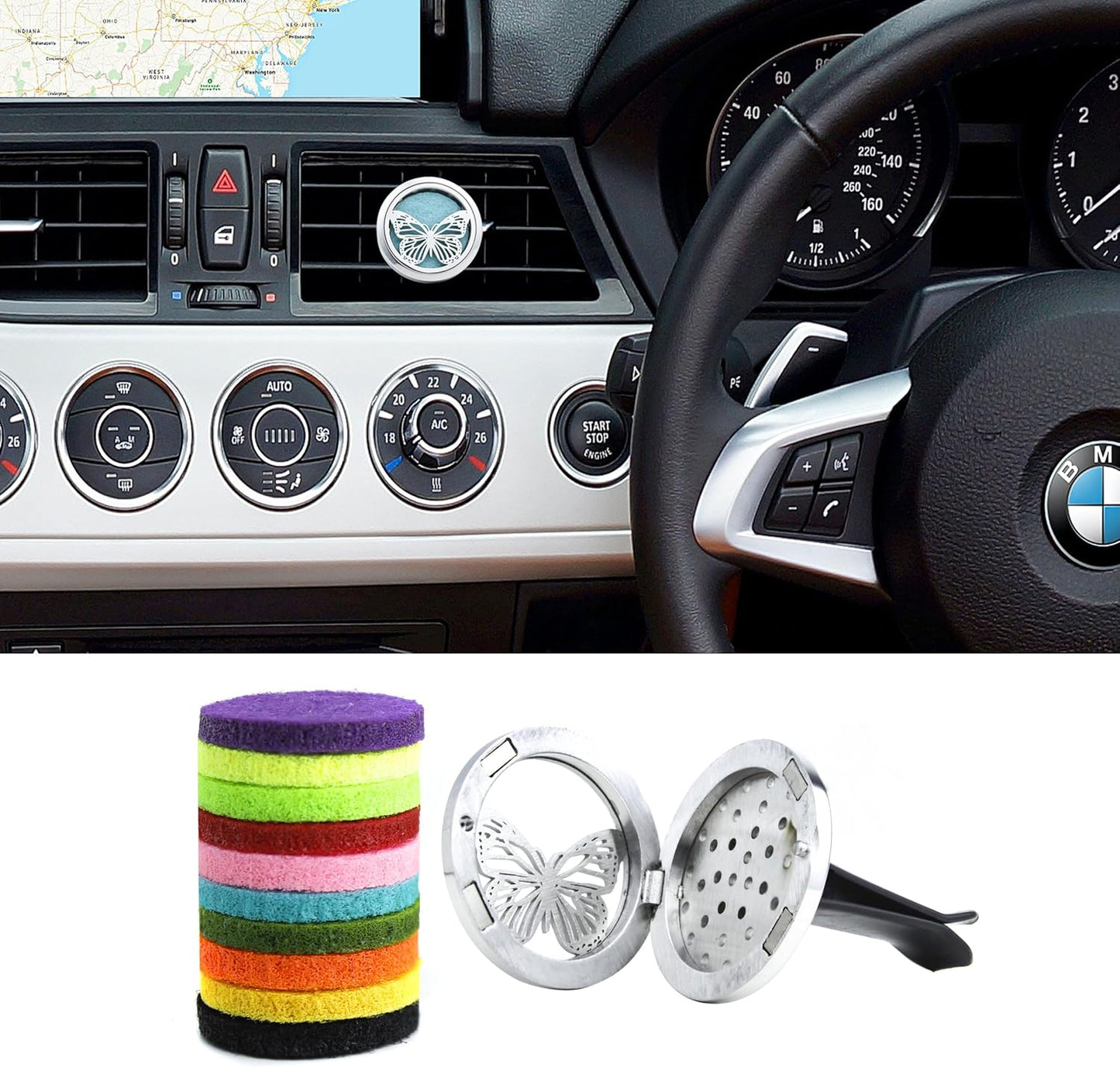 Car Diffuser Vent Clip 30mm Aromatherapy Essential Oil Automotive Diffuser Air Fresheners Vent