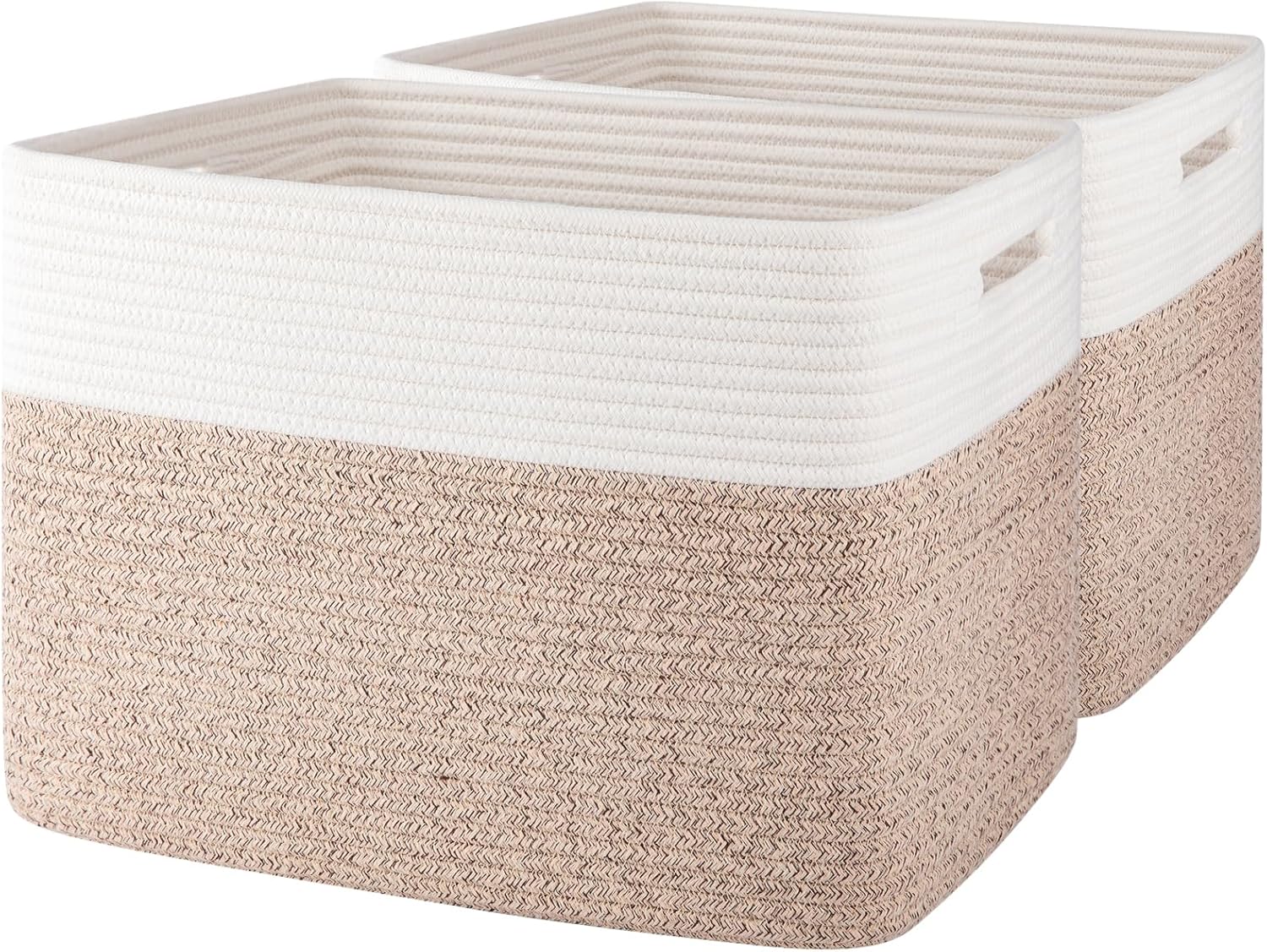OIAHOMY Storage baskets for Shelf, Toy Storage Basket, Collapsible Storage Bins, Blanket Basket