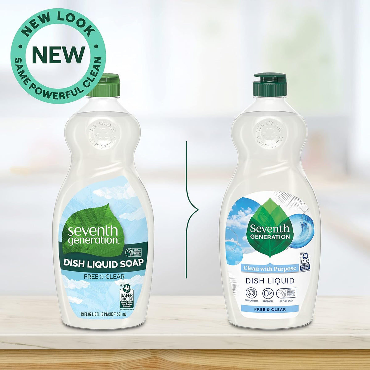Seventh Generation Dish Liquid Soap Free & Clear liquid soap Dishwashing Soap Dish Soap for