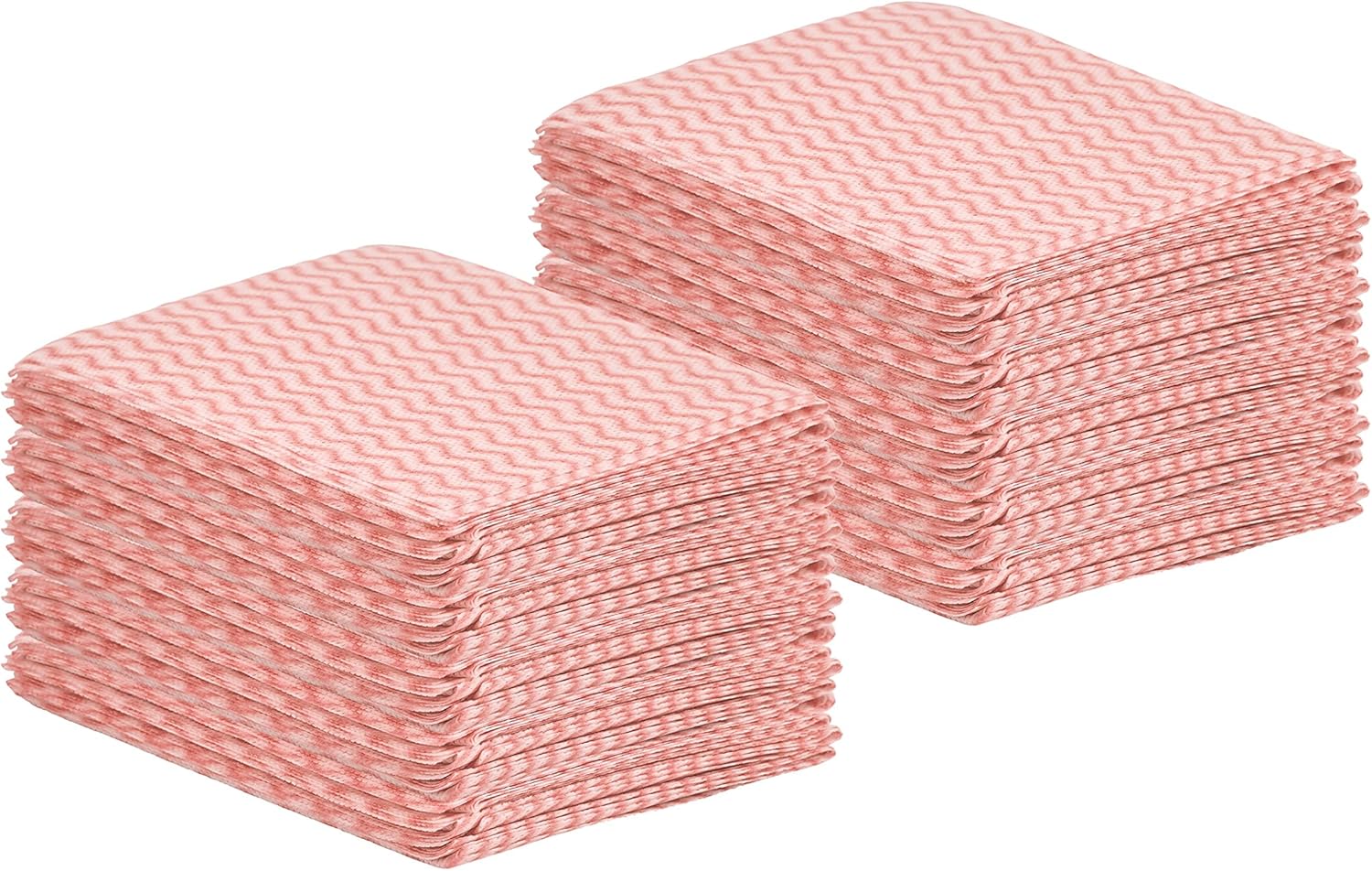 Superio Handy Wipes For Kitchen - Red Reusable Multi-Purpose Heavy-Duty Cleaning cloth for house