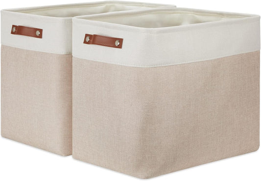 DULLEMELO Extra Large Storage Baskets, Fabric Storage Bins for Organizing Shelves Nursery Toys