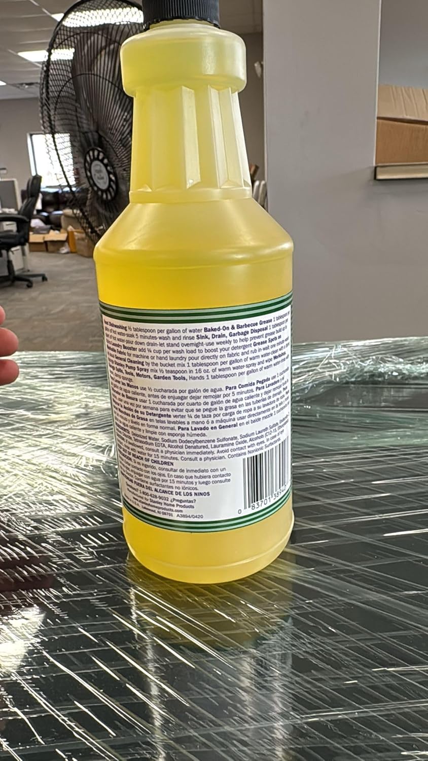 STANLEY HOME PRODUCTS Degreaser Concentrate - Makes 64 Gallons - Removes Stubborn Grease & Grime