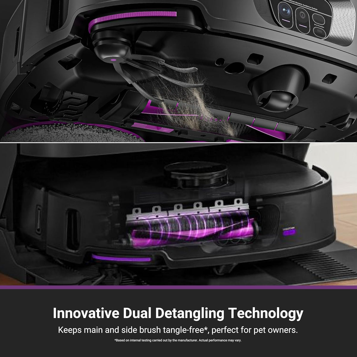 Eureka J15 Max Ultra Self-Emptying Robot Vacuum Combo All-in-one, 22,000 Pa Suction 176℉ Hot Water
