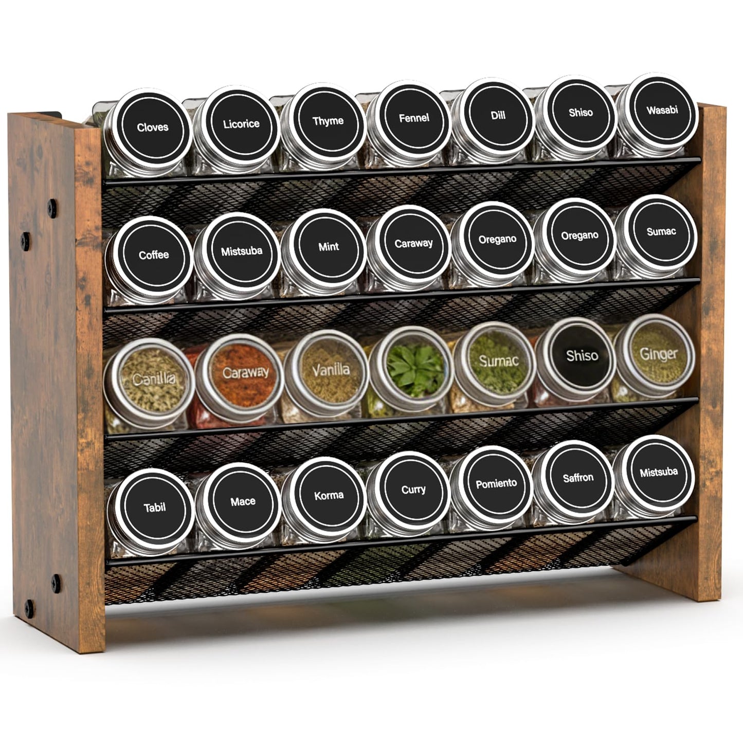 NESAPTO Spice Rack Organizer for Cabinet