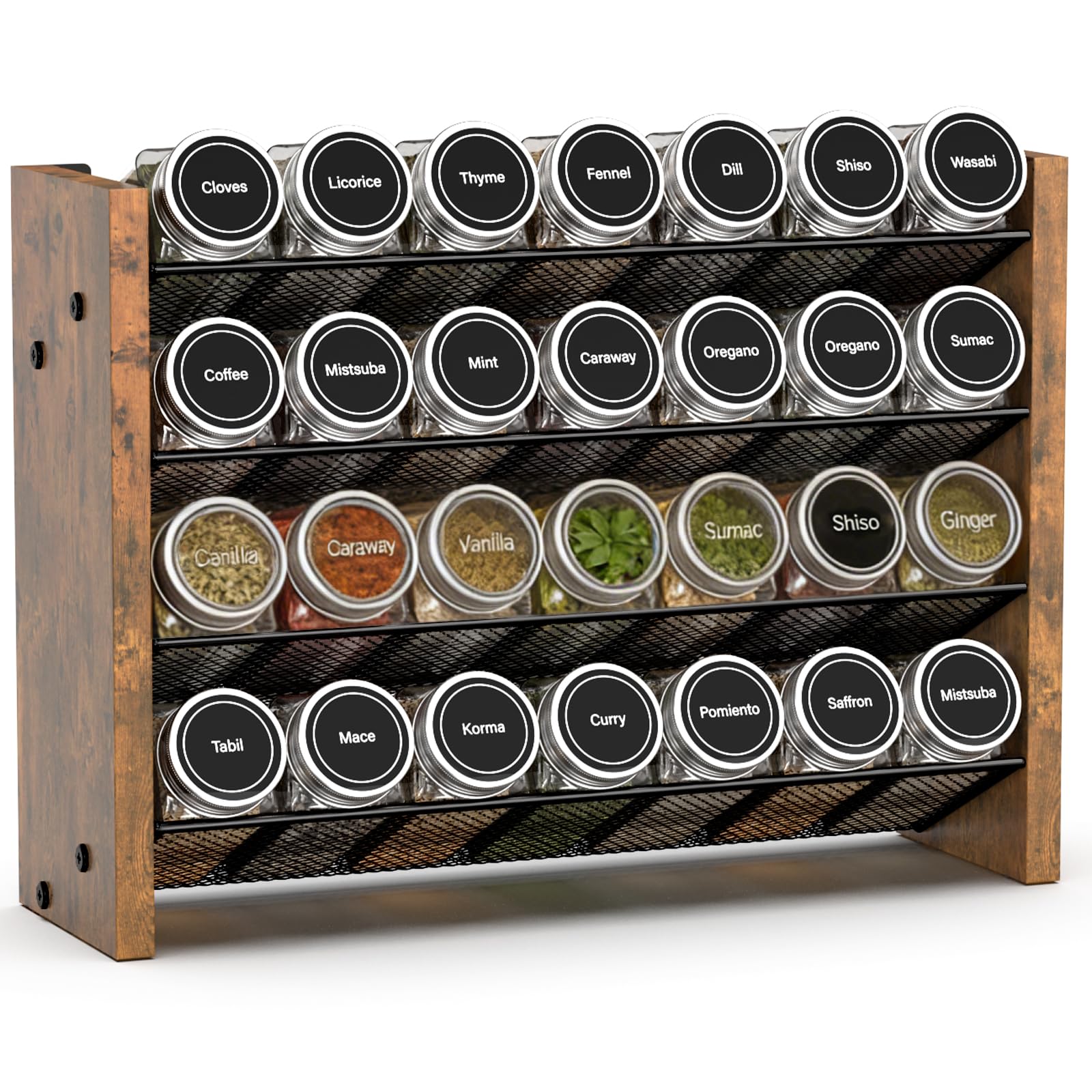 NESAPTO Spice Rack Organizer for Cabinet