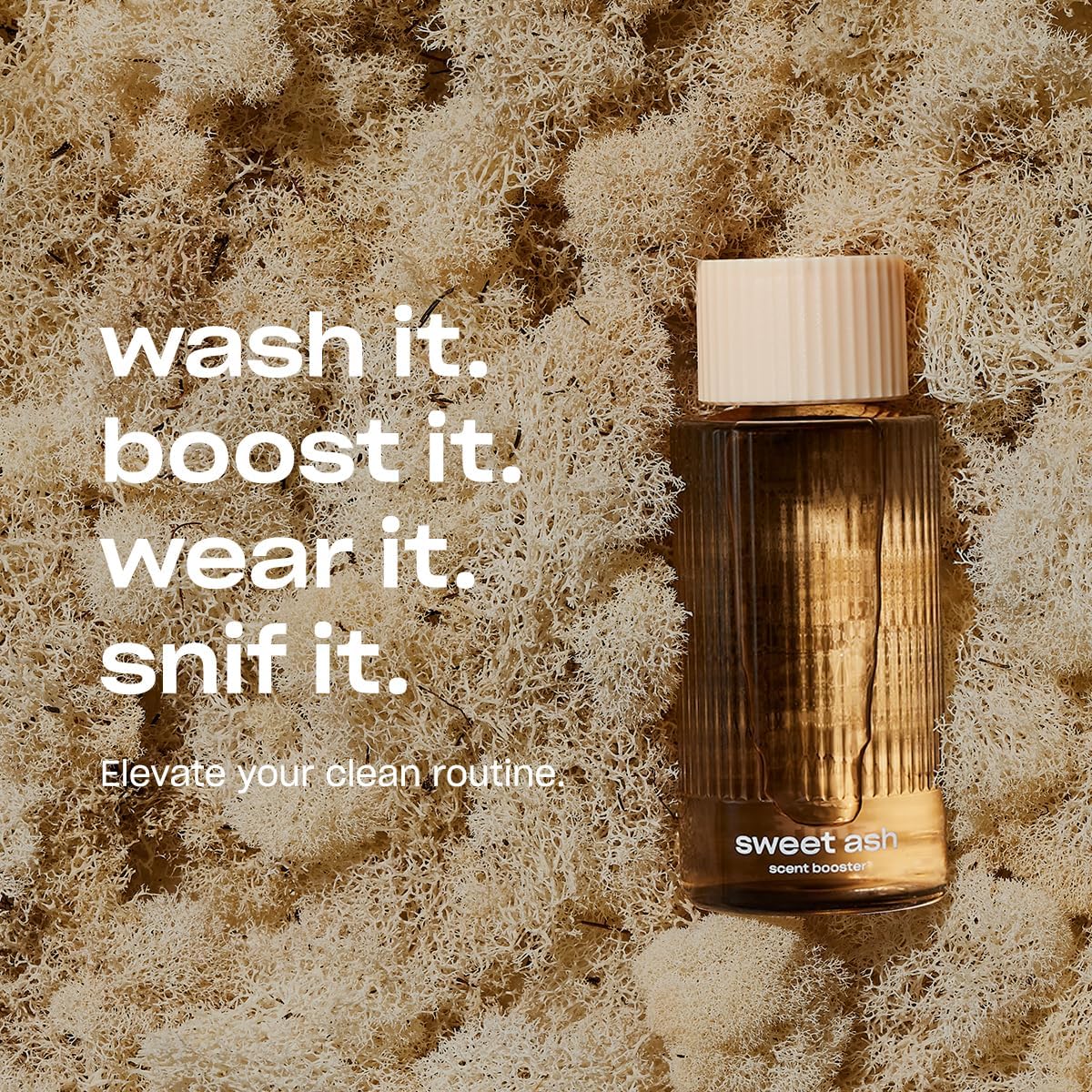 Snif Sweet Ash Scent Booster, Low Key Sweet and Earthy Scent, 25 Loads, Non-Irritating to Skin