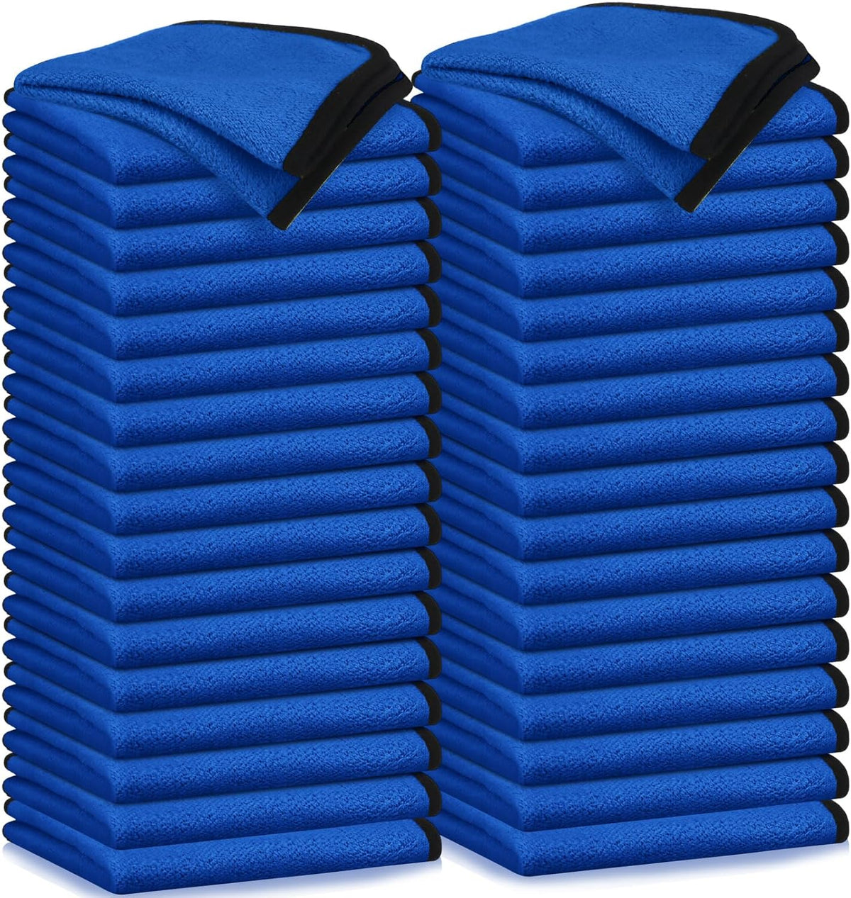 Tallew 50 Pcs Microfiber Towels 16 Inch x 16 Inch Microfiber Cloth Car Drying Towels for Cars