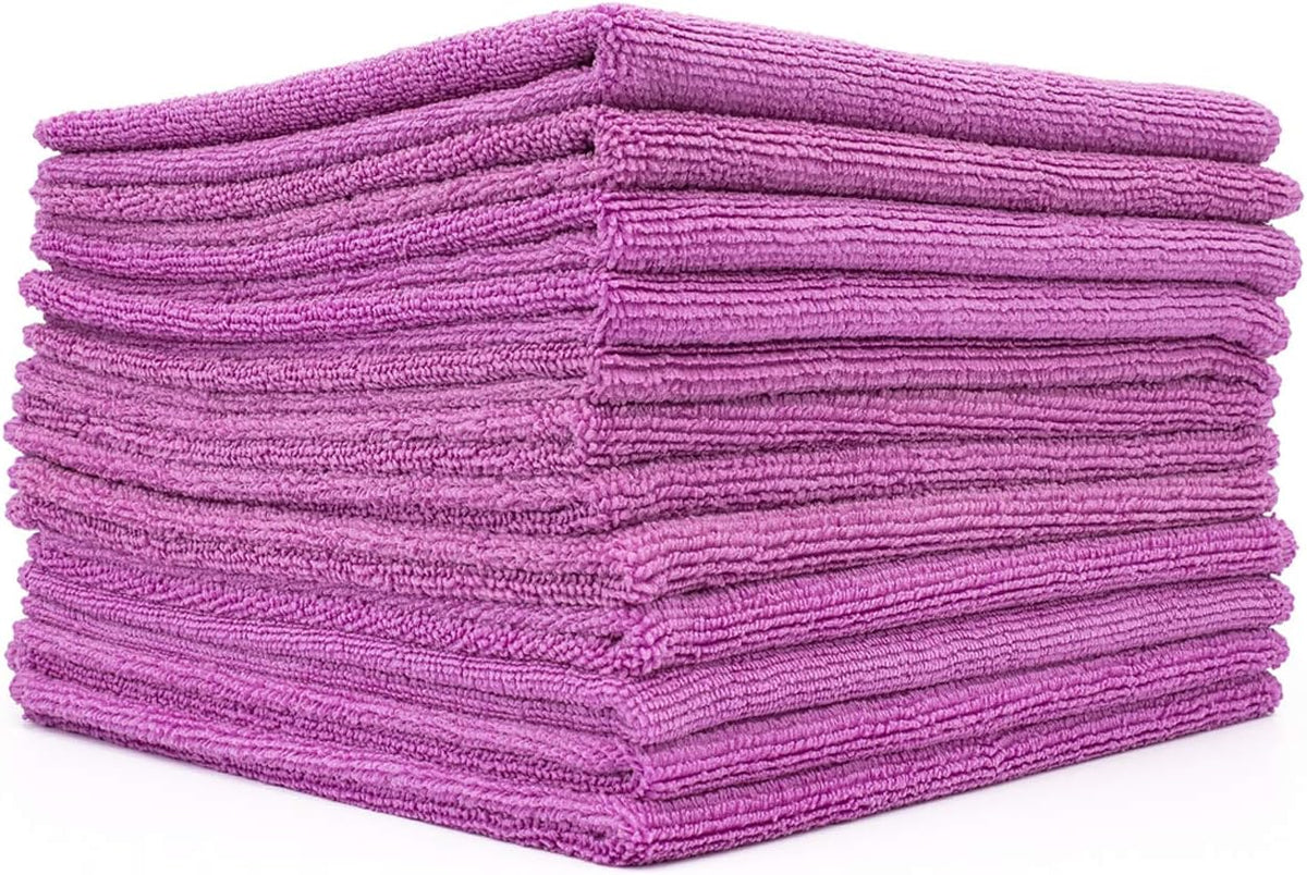 The Rag Company - All-Purpose Microfiber Terry Cleaning Towels - Commercial Grade, Highly