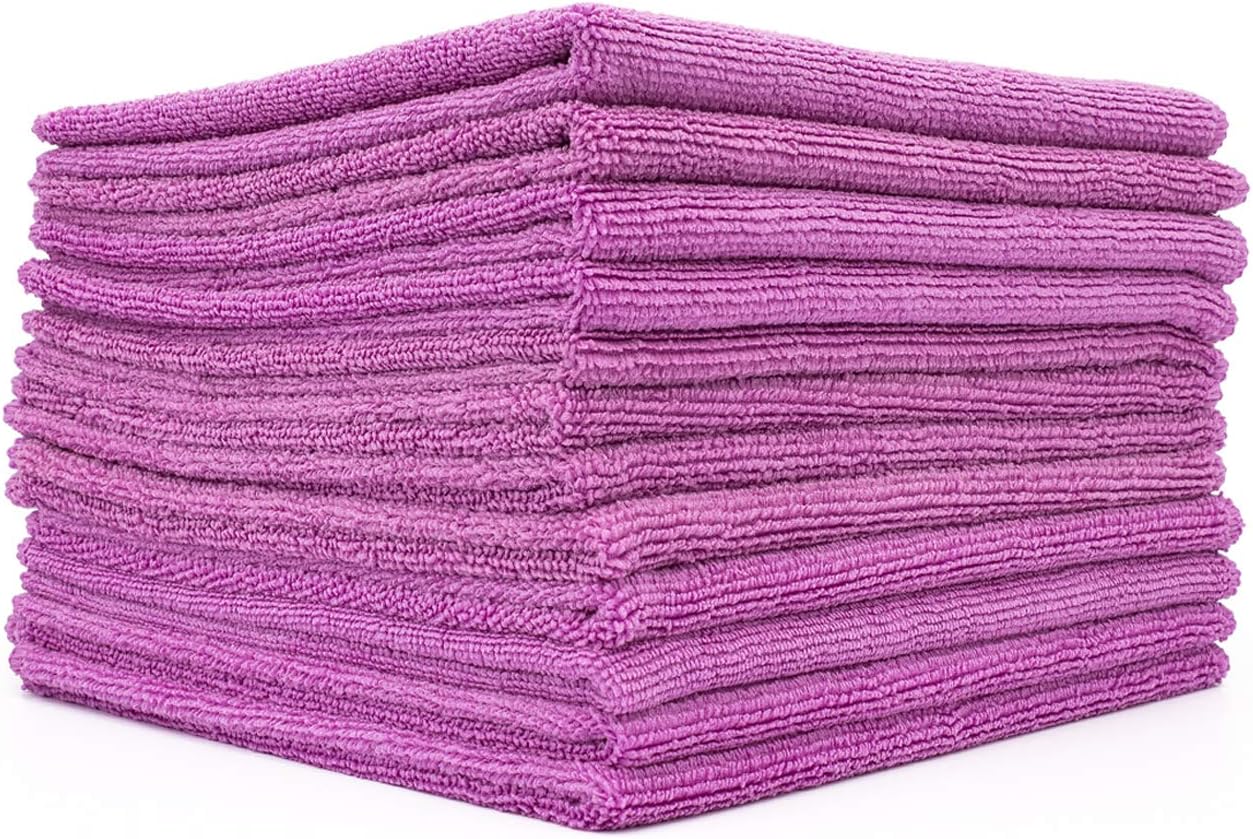 The Rag Company - All-Purpose Microfiber Terry Cleaning Towels - Commercial Grade, Highly