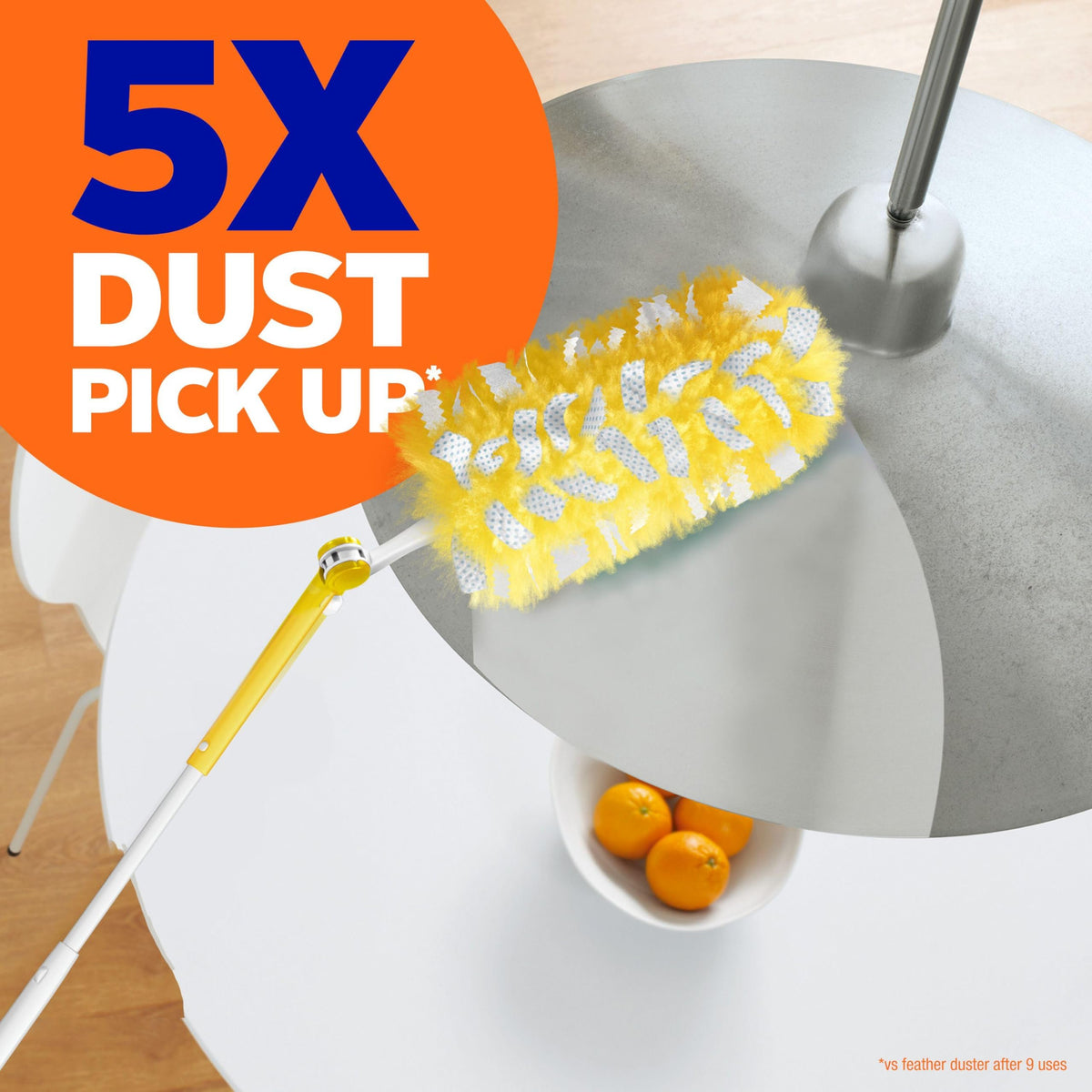Swiffer Duster Kit with 3 ft Extendable Handle, Dusters for Cleaning, Set Includes 1 Extension Pole