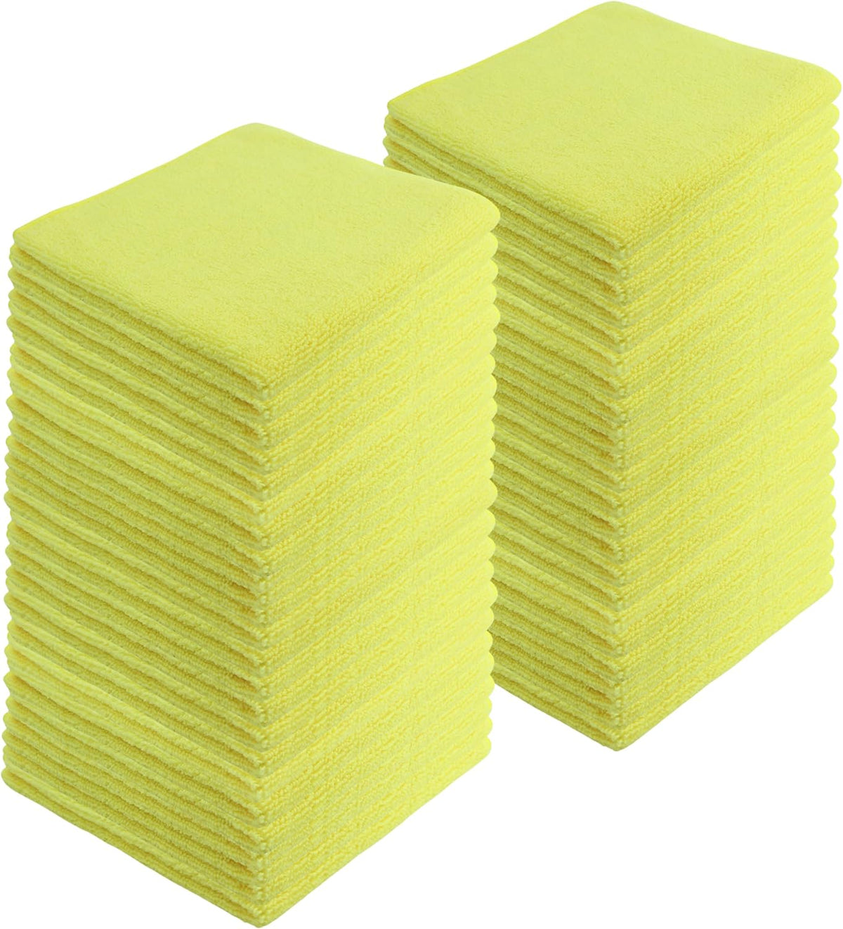 Microfiber Cleaning Cloths,48 Pack, 16"x16", All-Purpose, Softer, Highly Absorbent, Lint-Free