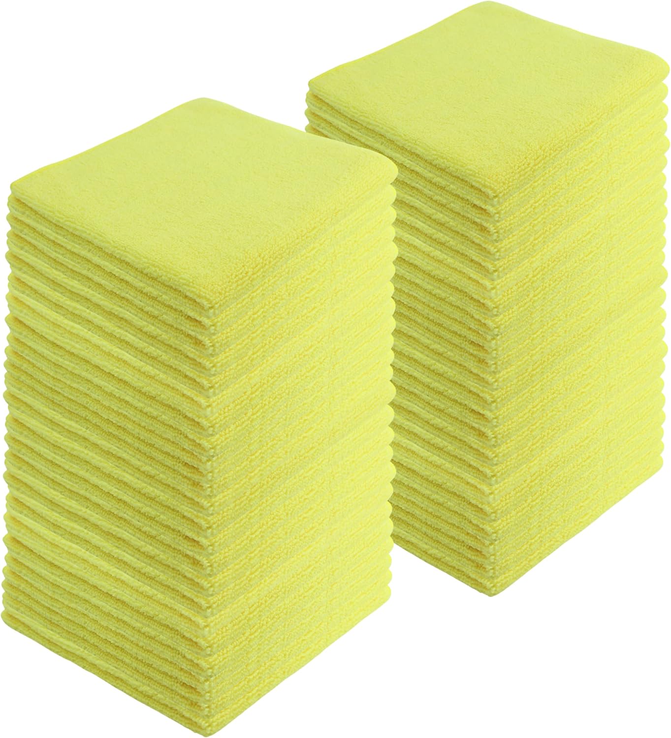 Microfiber Cleaning Cloths, 240 Pack, 16"x16", All-Purpose, Softer, Highly Absorbent, Lint-Free