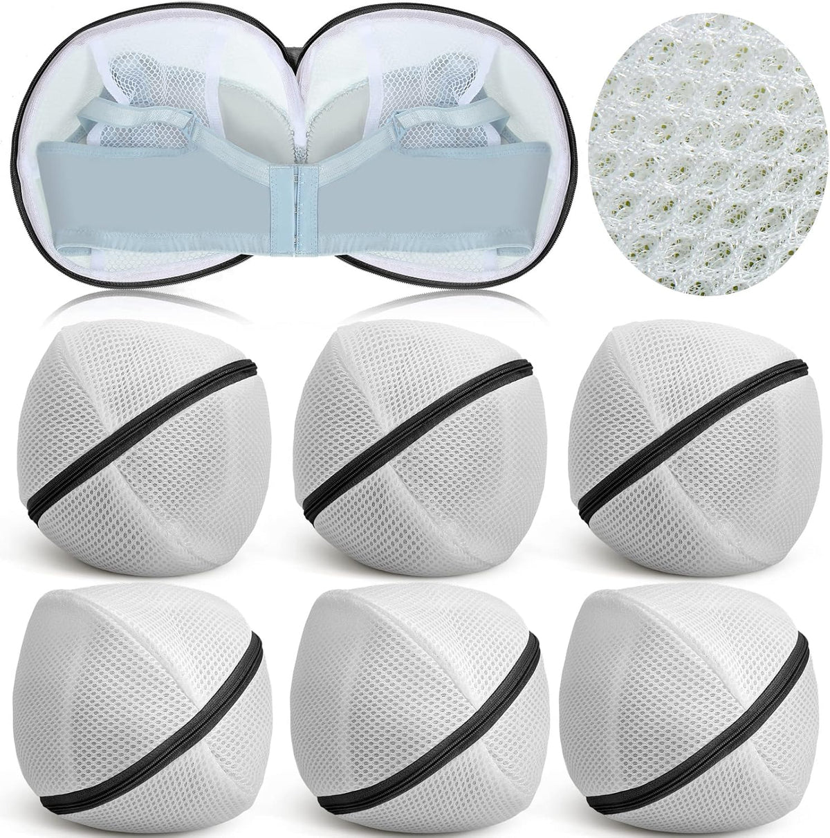 Shappy 6 Pieces Bra Washing Bag for Laundry Mesh Wash Lingerie Underwear Brassiere Washing Bags