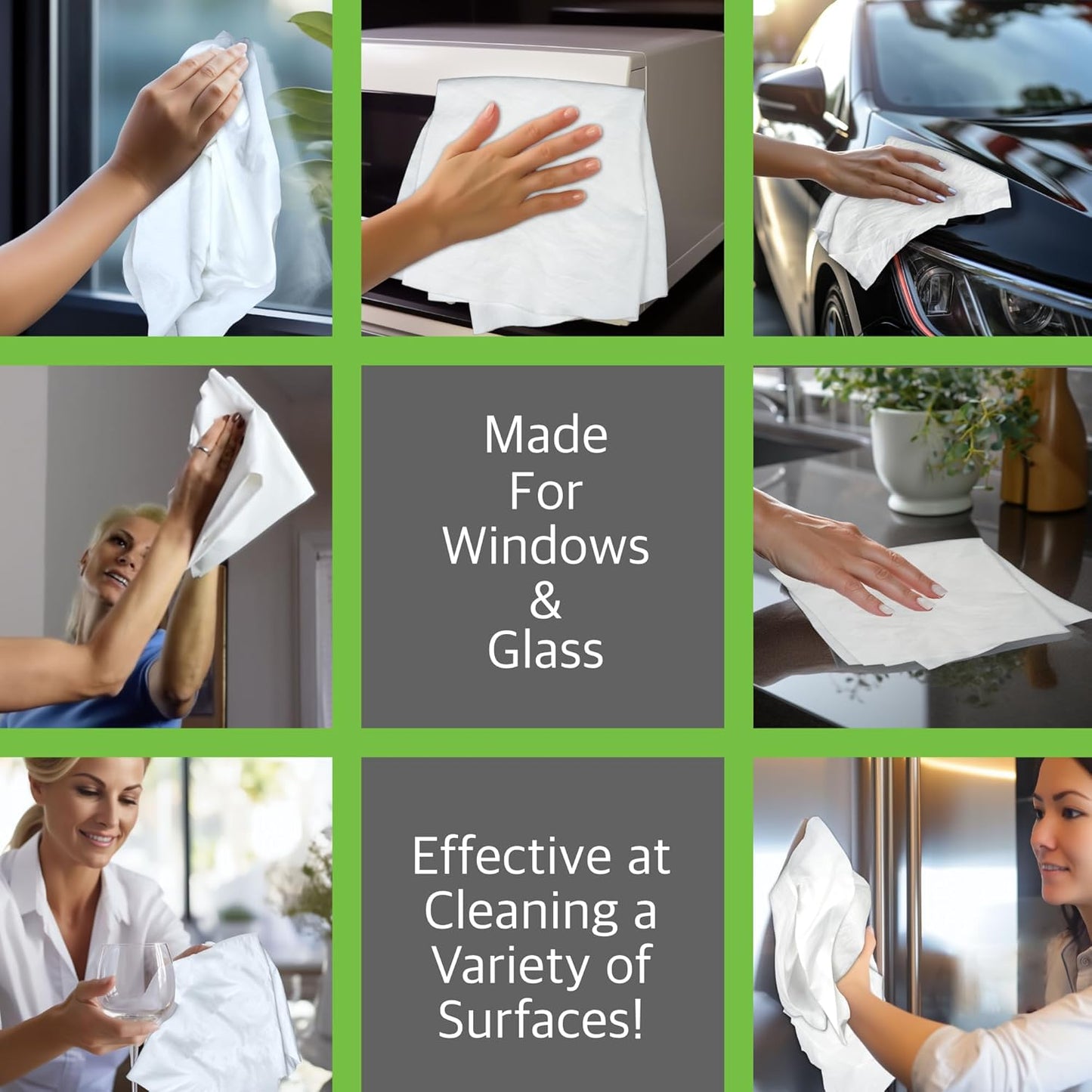 Microfiber Magic Streak Free Cleaning Cloth 6 Pack Clean Any Surface With Just Water Eco Friendly