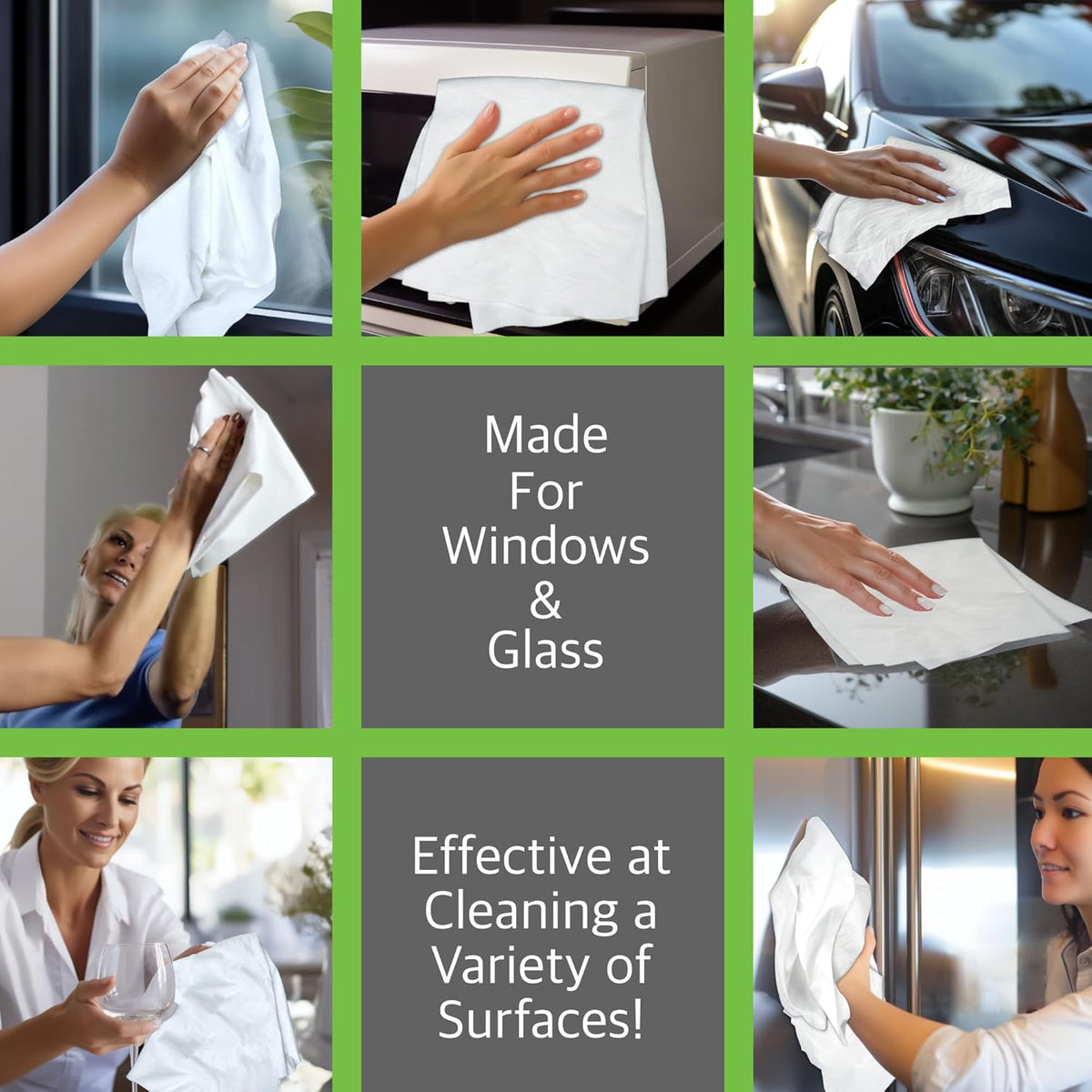Microfiber Magic Streak Free Cleaning Cloth 6 Pack Clean Any Surface With Just Water Eco Friendly