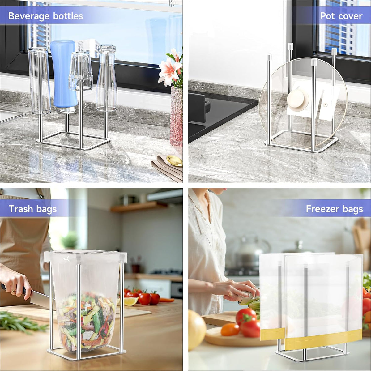 Water Bottle Drying Rack Reusable Bottle Rack Dryer Kitchen Stand Holder Stainless Steels