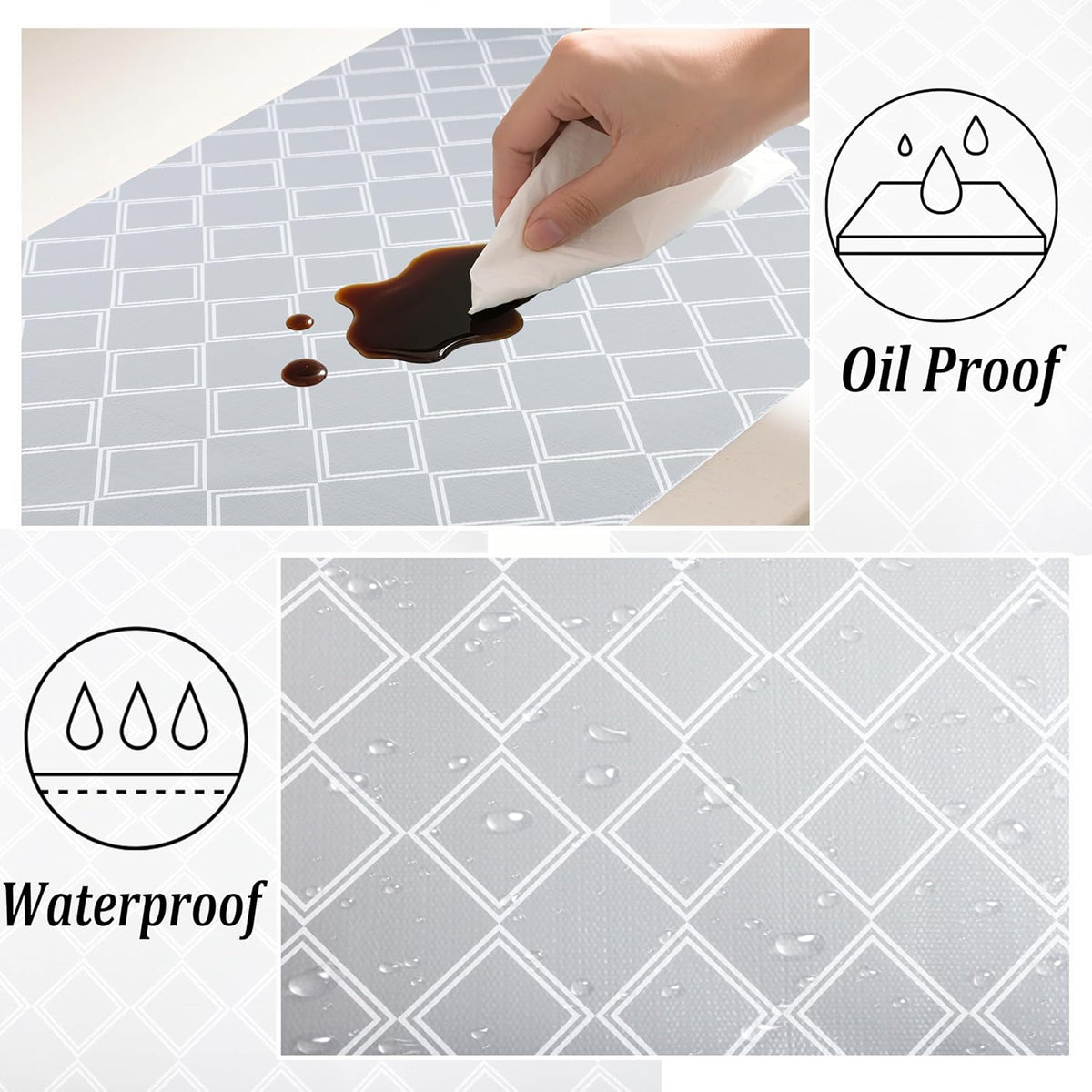 Shelf Liners for Kitchen Cabinets Non-Adhesive 12 Inch X 20 Ft Cabinet Liners for Shelves Non Slip