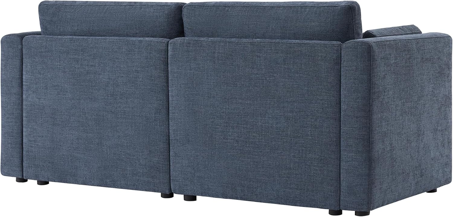 CHITA Small Modular Sectional Fabric Sofa Set, Extra Comfty Loveseat Cloud Couch, FSC Certified