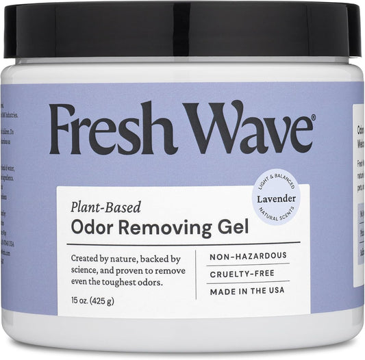 Fresh Wave Lavender Odor Removing Gel, 15 oz. | Odor Absorbers for Home | Safer Odor Relief |