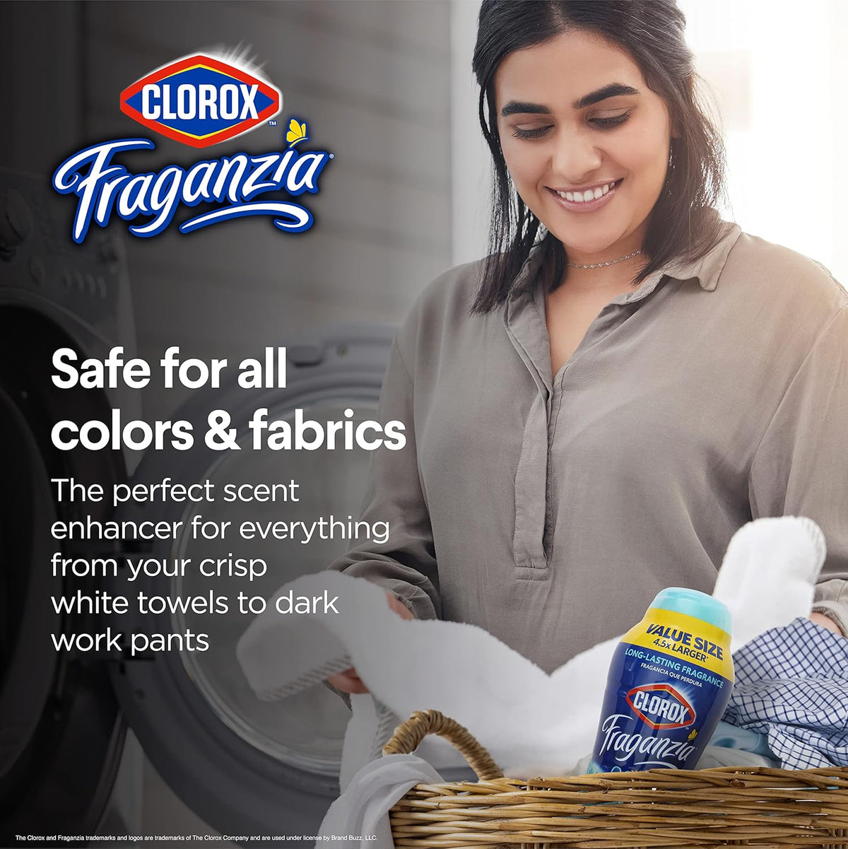 Clorox Fraganzia Laundry Scent Booster Crystals in Ocean Scent - Scented In-Wash Freshener Beads