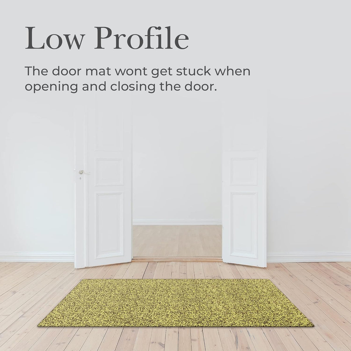 Premium Microfiber Indoor Door Mat – 36"x72" Washable Entry Mat, Non-Slip, Waterproof Backing