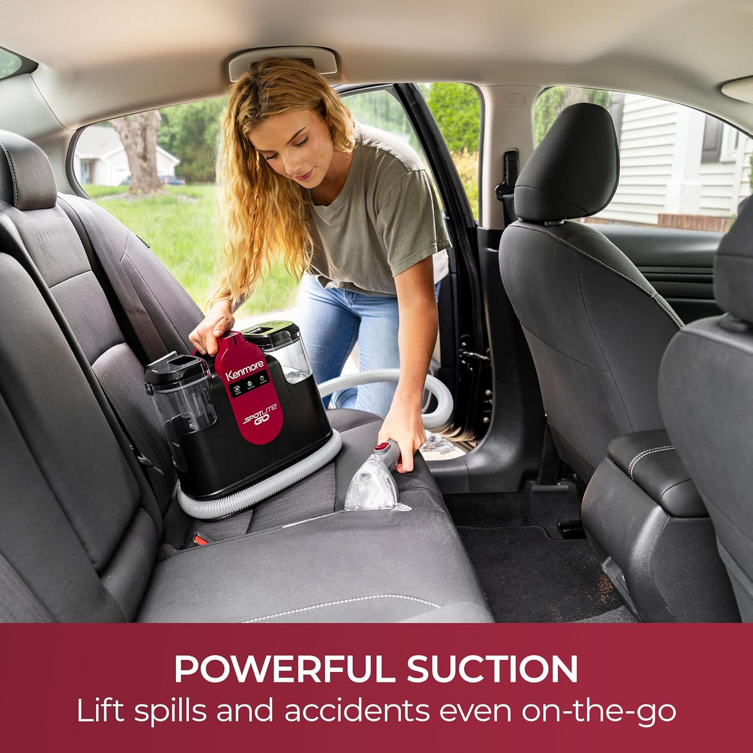 Kenmore KW1050 SpotLite™ Go Portable Heated Carpet & Upholstery Spot Cleaner, 16Kpa Power Suction