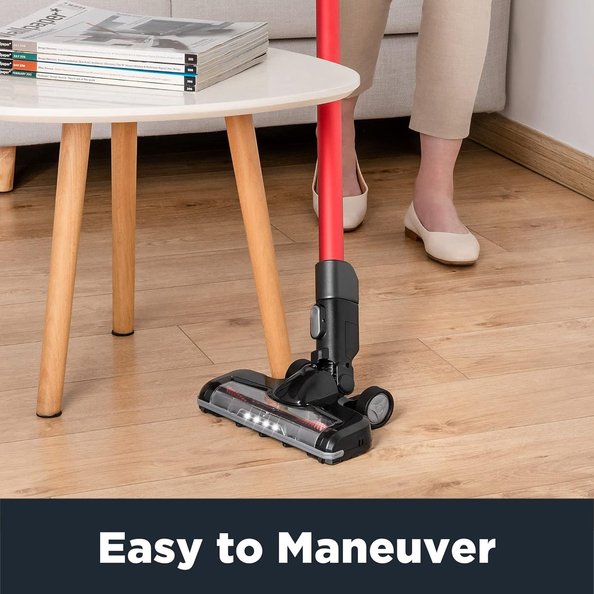 Eureka Cordless Vacuum Cleaner, Vacuum Cleaner for Home Rechargeable, Lightweight Stick Vacuum for