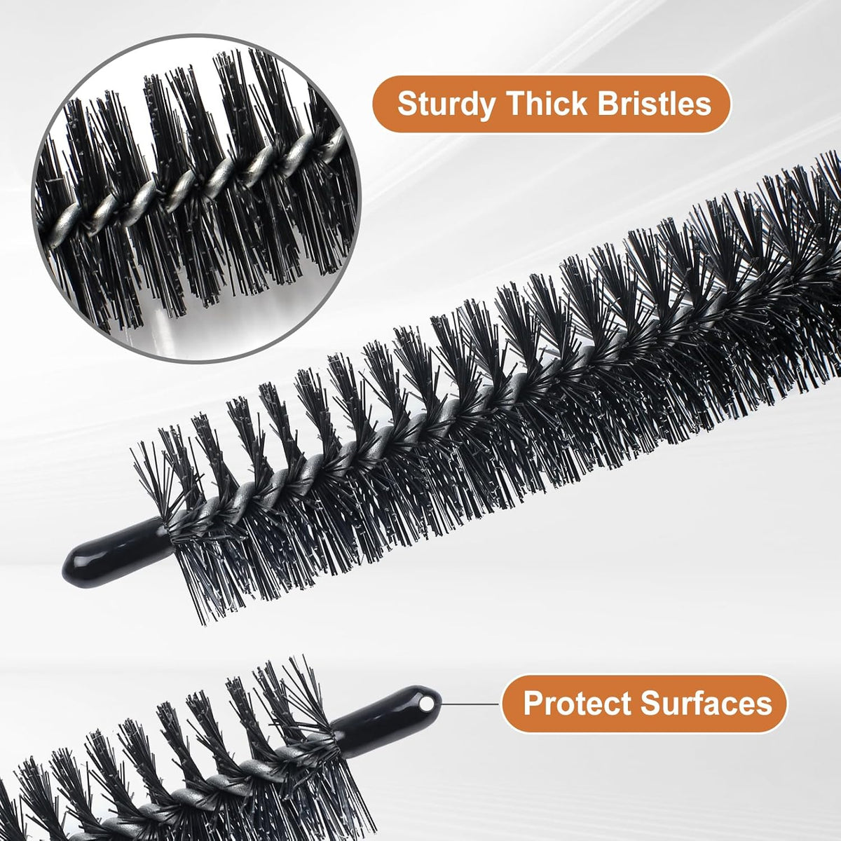 Dryer Cleaner Vent Brush - 70cm or 75cm Long Flexible Dryer Vent Cleaner & Refrigerator Condenser
